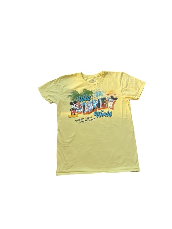 Disney Tops - Disney Yellow Mickey Walt Disney World Graphic Tee